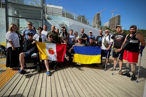 Защитники с травмами протестовали инклюзивный пляж в Одессе