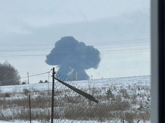 Військовий Іл-76 розбився у Білгородській області, — росЗМІ (відео)