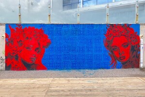 В Одессе дорисовали три стрит-арта 