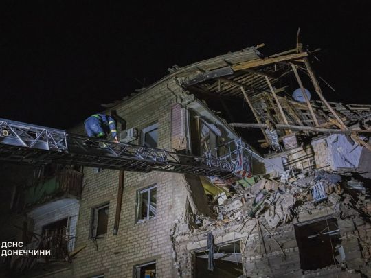 Пекельна ніч: росіяни завдали сім авіаударів по Краматорську (фото, відео)